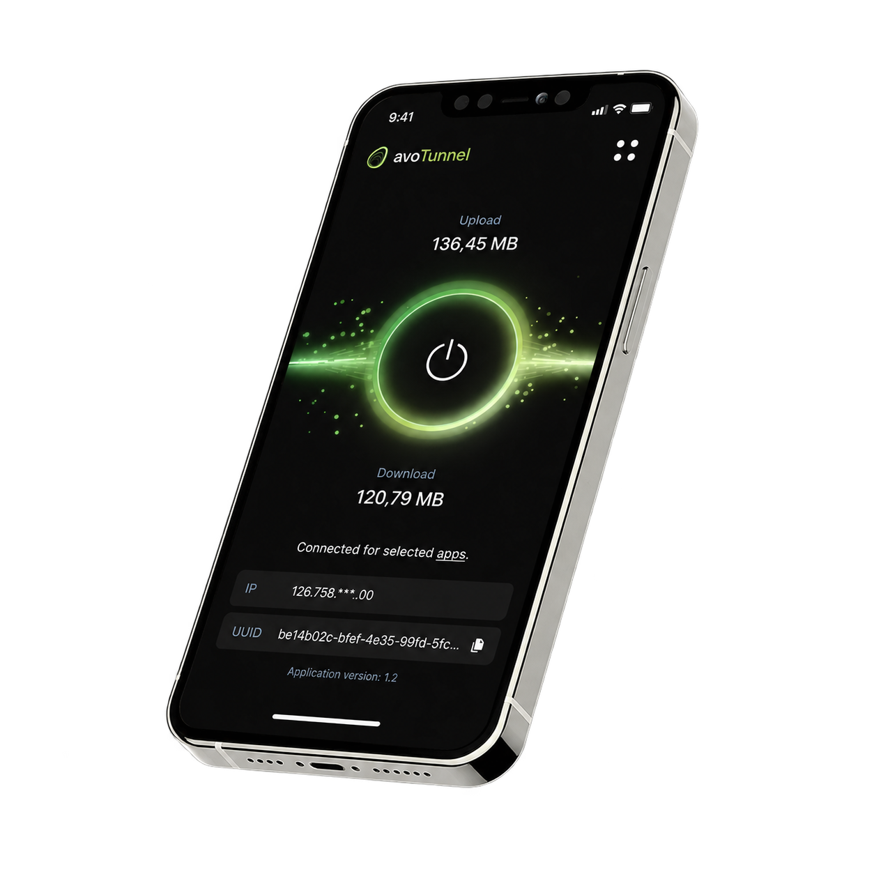 avoTunnel app preview